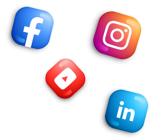 Icons Symbole Social Media
