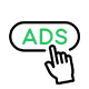 Icon Symbol Suchmaschinenoptimierung Ads
