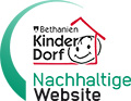 Nachhaltige Website Siegel Bethanien Kinderdorf