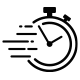 Icon Symbol Zeit Schnelle-Umsetzung